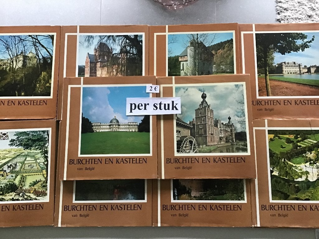 10 livres « Châteaux et châteaux » en Belgique par Artis, Enlèvement ou Envoi, Comme neuf
