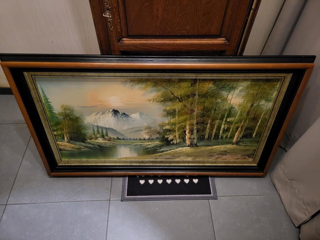Prachtig schilderij, Ophalen
