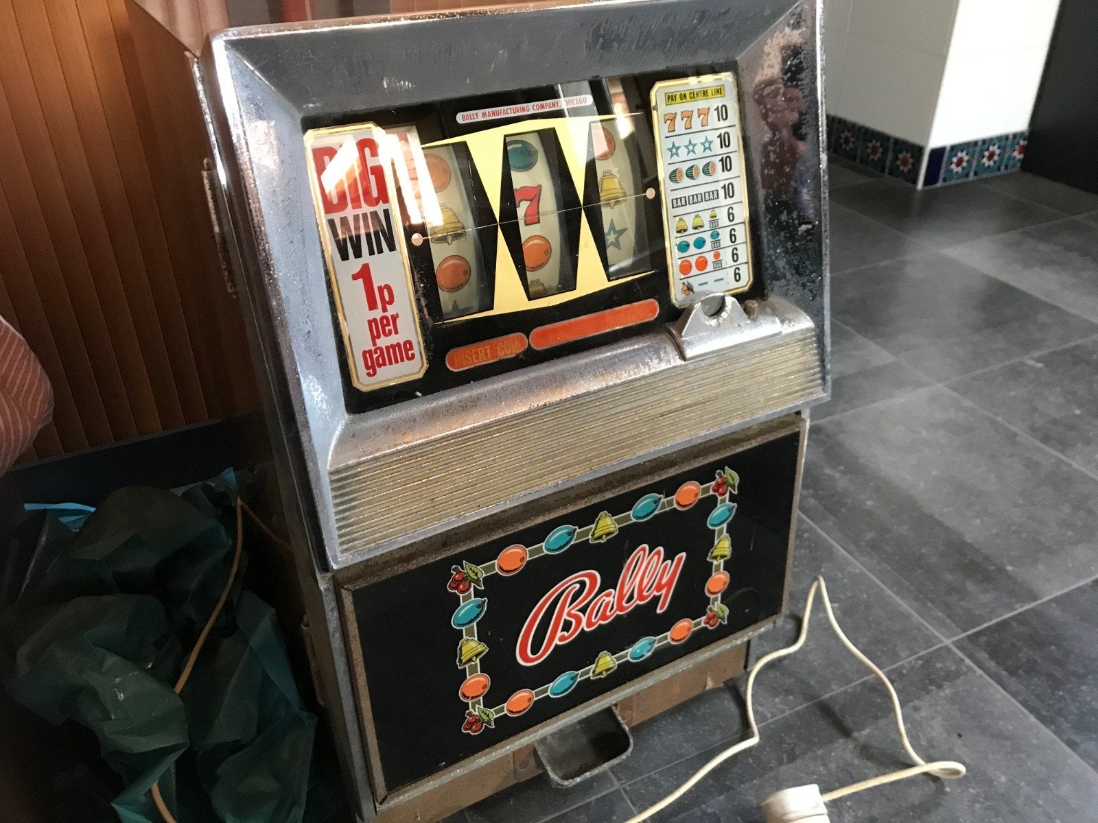 jackpot bally, Verzamelen, Overige munten, Ophalen, Gebruikt