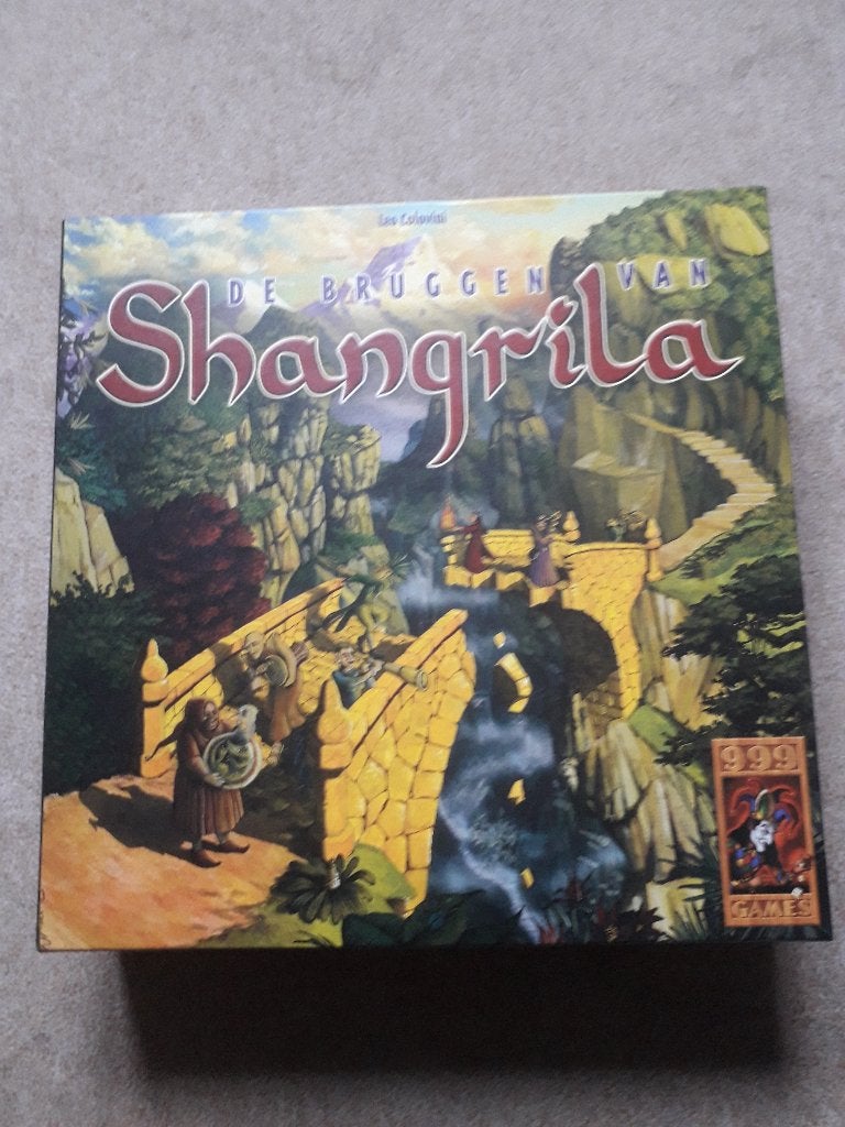 De Bruggen van Shangrila bordspel zo goed als nieuw, Hobby en Vrije tijd, Drie of vier spelers, Ophalen of Verzenden, Zo goed als nieuw