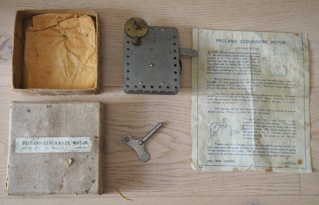 Meccano Clockwork Motor 1921, Ophalen of Verzenden