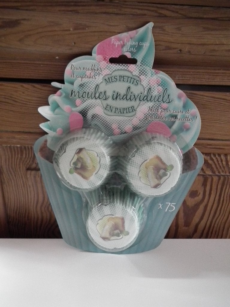 75 individuele papieren vormpjes, ideaal om te bakken. nieuw, Hobby en Vrije tijd, Verzenden, Nieuw, Taarten of Cupcakes, Bakvorm