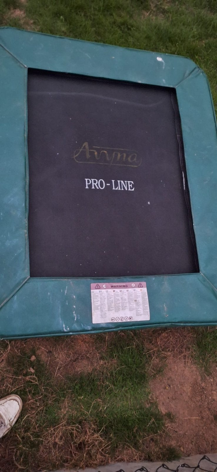 Trampoline om te turnen, Ophalen, Gebruikt