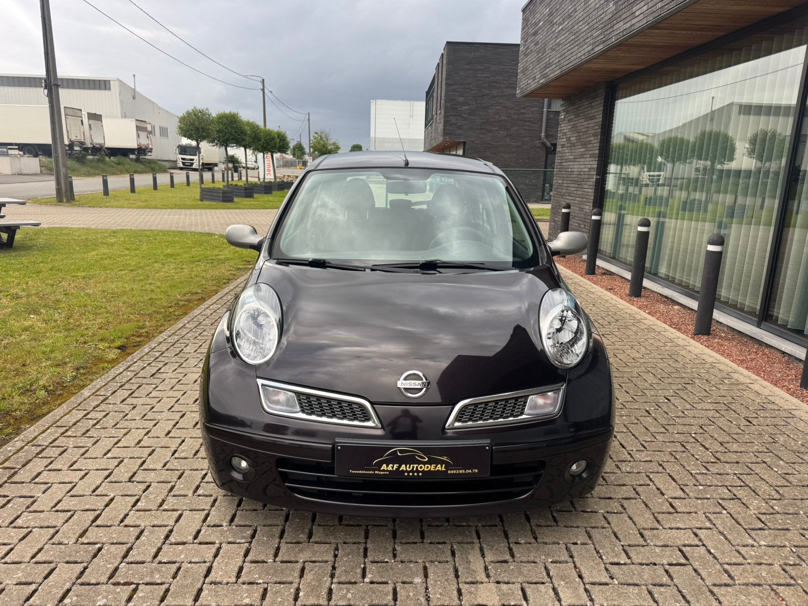 Nissan micra 1.5 diesel 2010 navi gekeurd, Auto's, Nissan, Voorwielaandrijving, Stof, Zwart, Parkeersensor