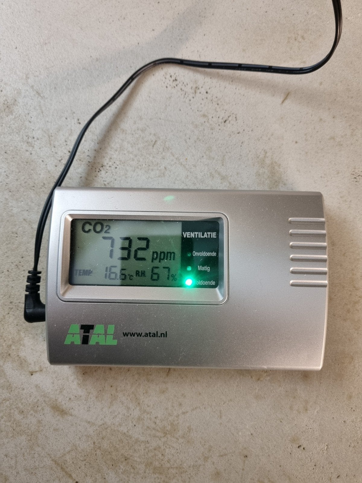 Atal CO2 meter temperatuur luchtvochtigheid NDIR Sensor, Ophalen