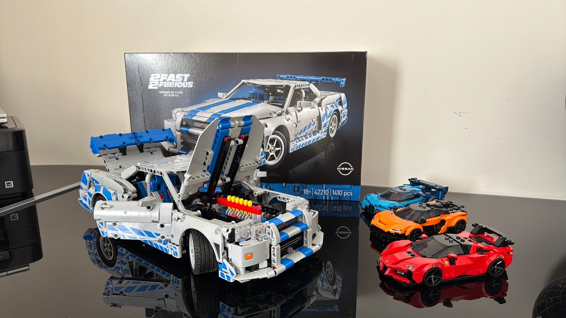 Lego technic nissan gtr r34, mclaren, ferrari, bugatti, Enfants & Bébés, Jouets | Duplo & Lego, Lego, Comme neuf, Enlèvement, Technic
