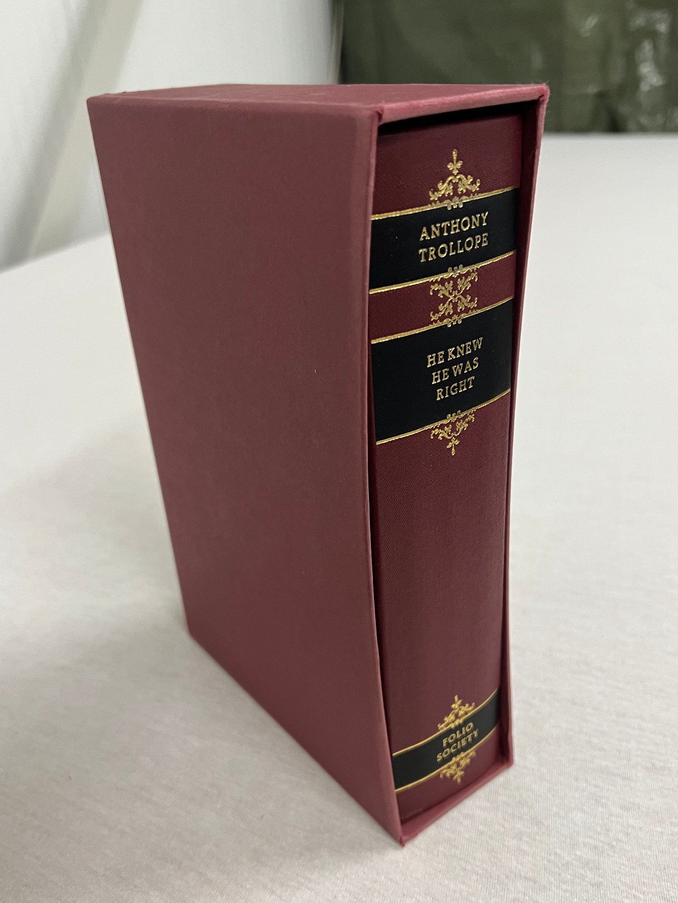 HE KNEW HE WAS RIGHT Anthony Trollope FOLIO SOCIETY boek, Ophalen of Verzenden, Zo goed als nieuw
