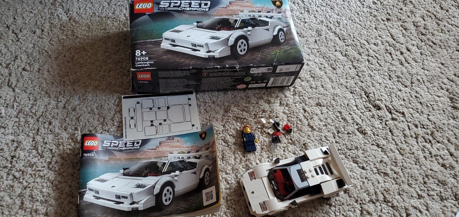 lego 76908 lamborghini countach, Kinderen en Baby's, Speelgoed |Speelgoedvoertuigen, Ophalen of Verzenden