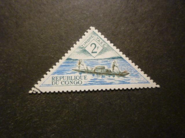 Congo (Brazzaville) 1961 Mi P 5(o) Gestempeld/Oblitéré, Verzenden