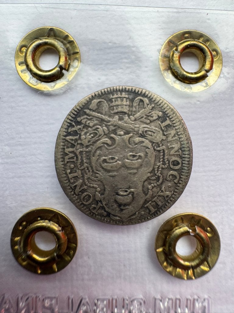 États pontificaux - 1 grosso 1692 (rare), Enlèvement ou Envoi, Autres pays, Monnaie en vrac, Argent