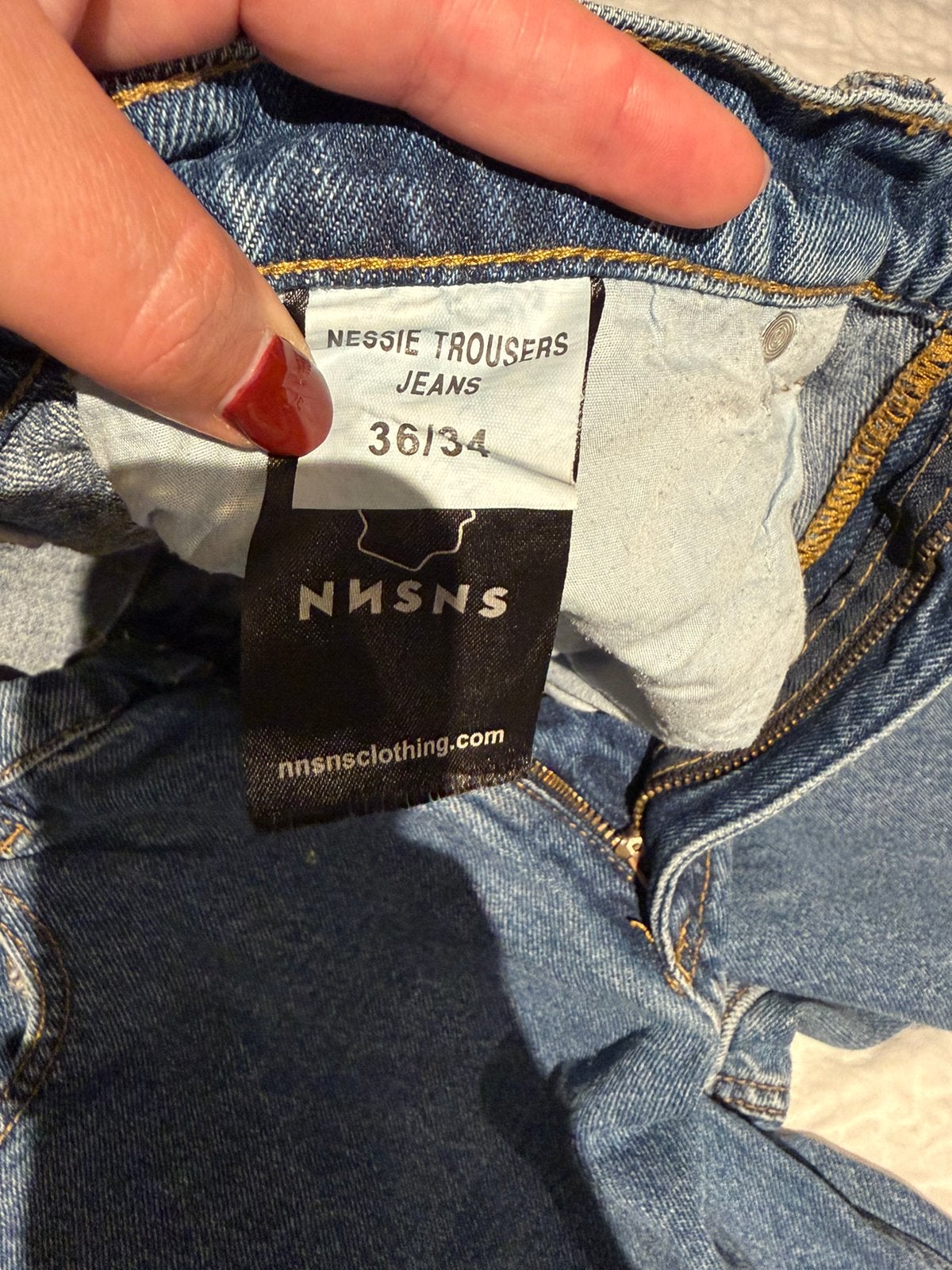 NNSNS jeans, Ophalen, Zo goed als nieuw, Blauw, Overige jeansmaten