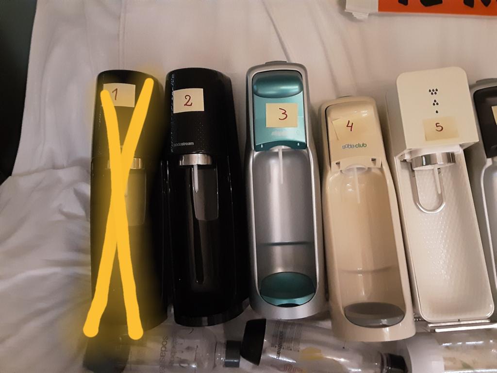 Lot SODASTREAM TOESTELLEN, Ophalen