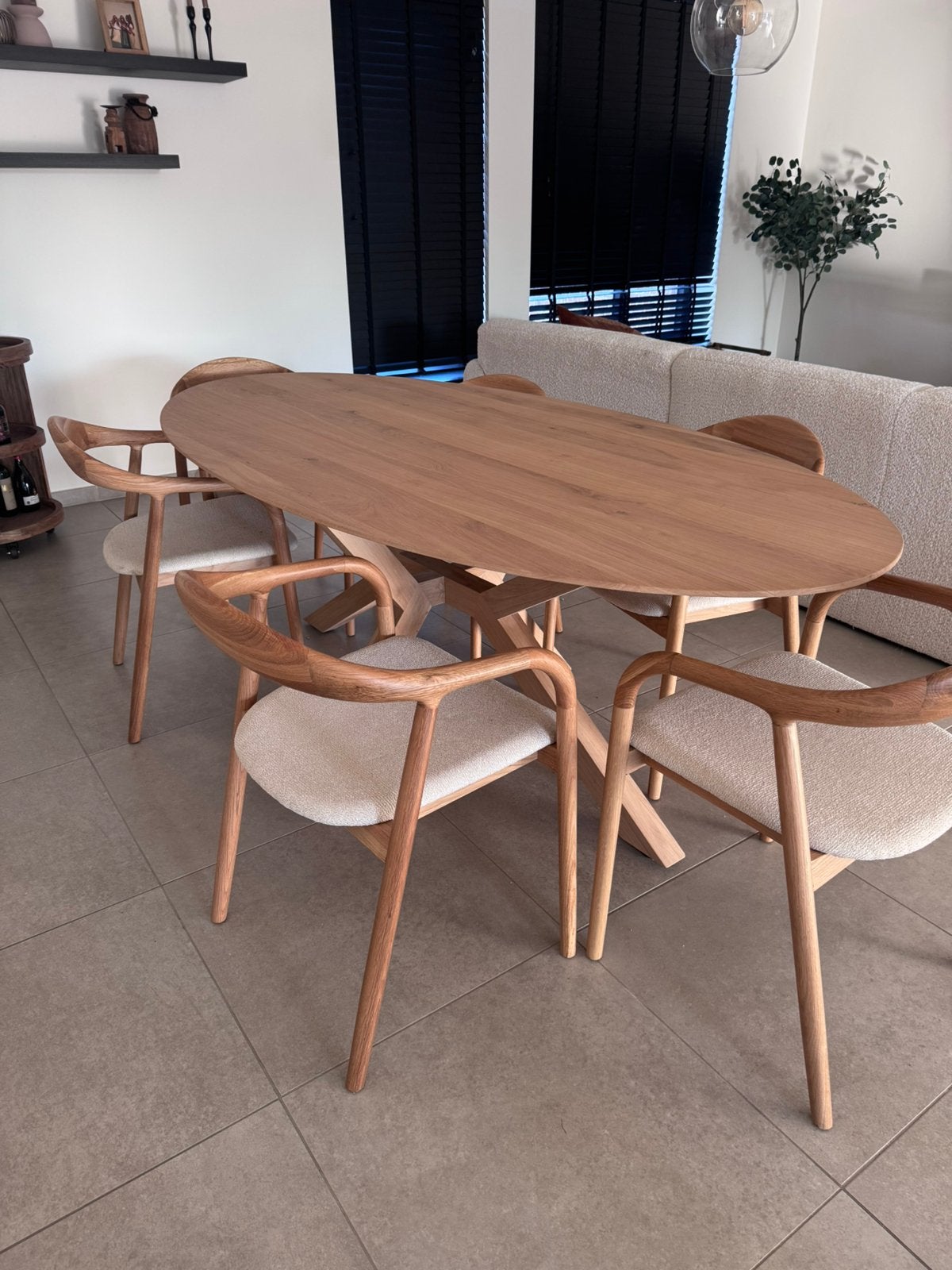 Houten tafel te koop, Ophalen, Zo goed als nieuw