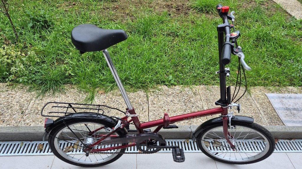 👍Mooi Vouwfiets "TRANsport" 20 inch voor groie van 1m 40=>, Fietsen en Brommers, Fietsen | Vouwfietsen, Gebruikt, Versnellingen