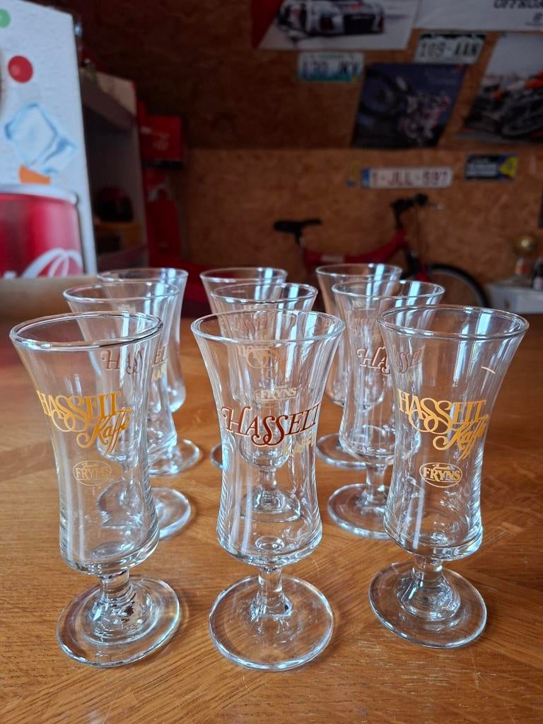 Hasseltse Koffieglaasjes, Verzamelen, Ophalen of Verzenden, Zo goed als nieuw, Borrel- of Shotglas