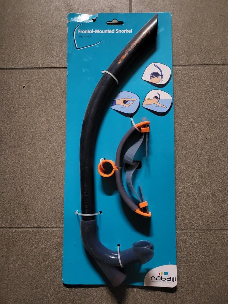 Snorkel frontal mounted blue orange, Watersport en Boten, Ophalen, Snorkel