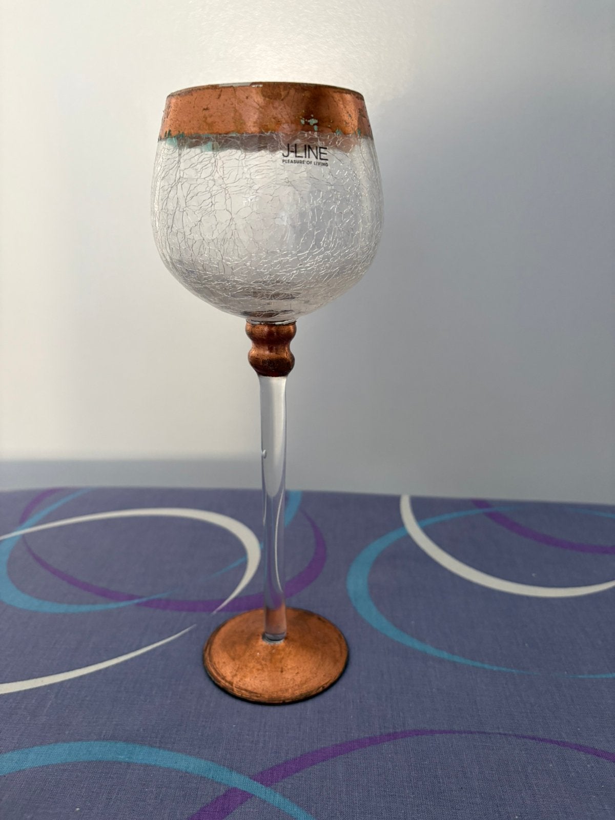 Theelichthouder J-Line, Huis en Inrichting, Ophalen, Gebruikt, Overige merken, Glas