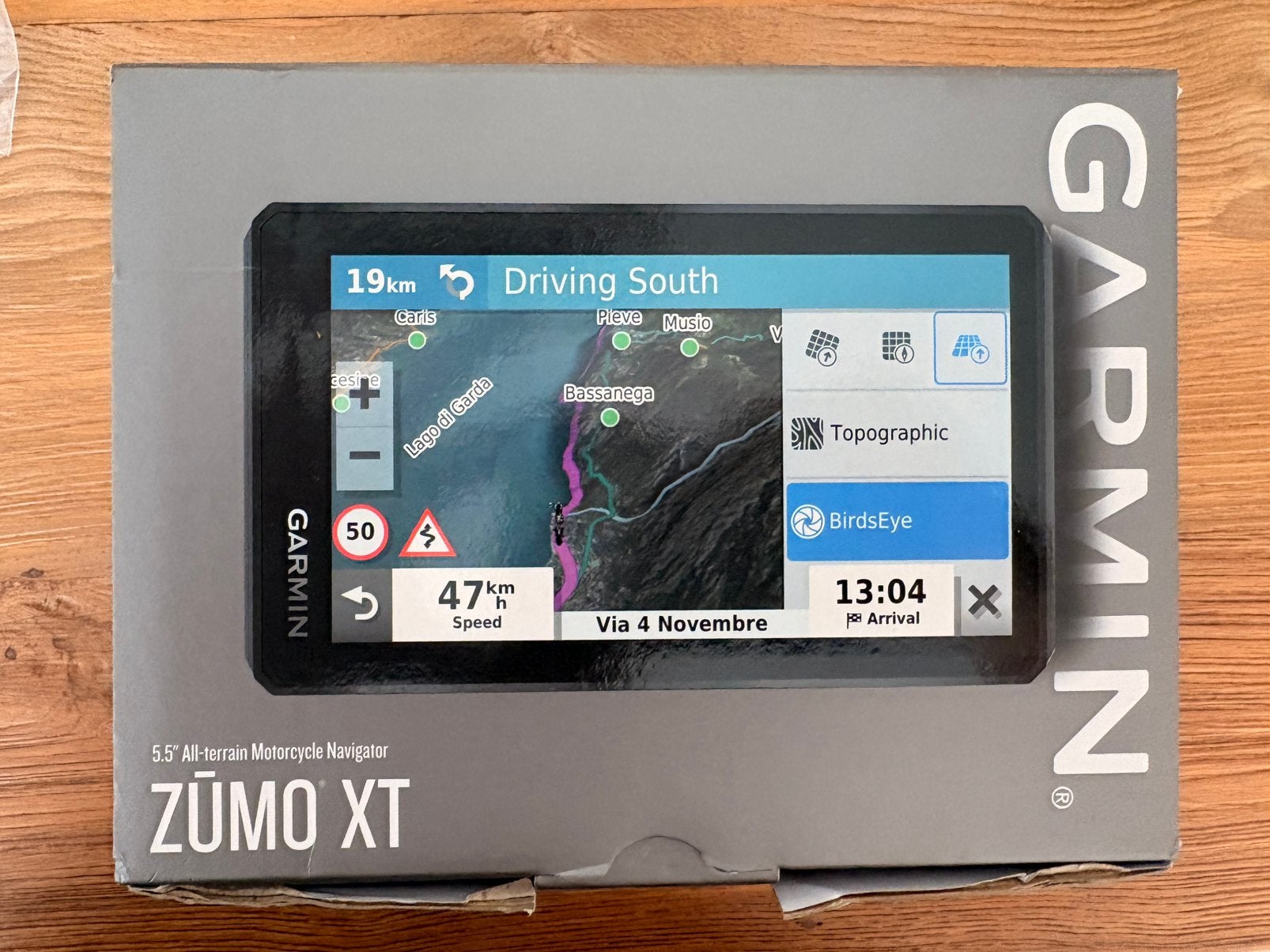 Garmin Zumo XT motorgps volledige set., Motoren, Ophalen of Verzenden, Gebruikt