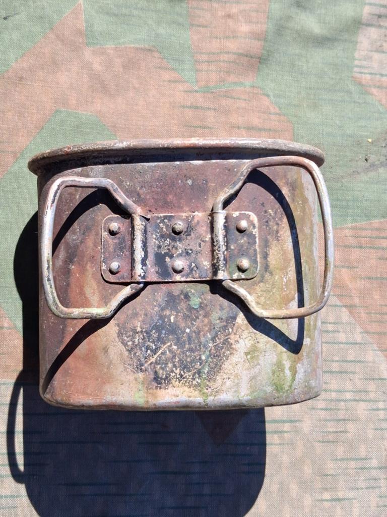 Quart gobelet de gourde allemande ww2, Collections, Enlèvement ou Envoi