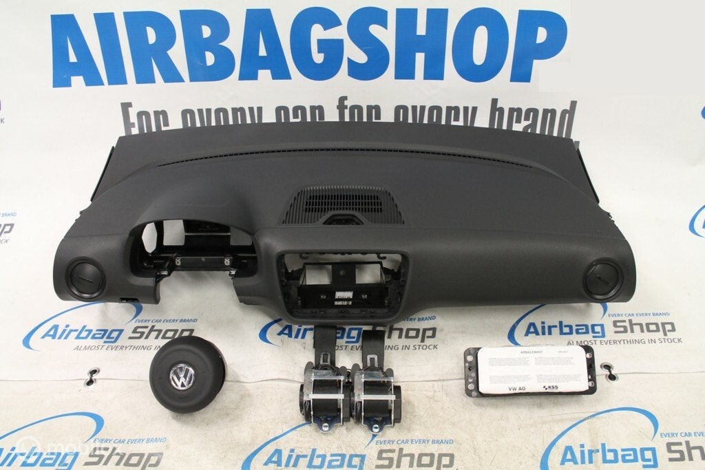 Airbag kit Tableau de bord noir VW Up (2012-2016)