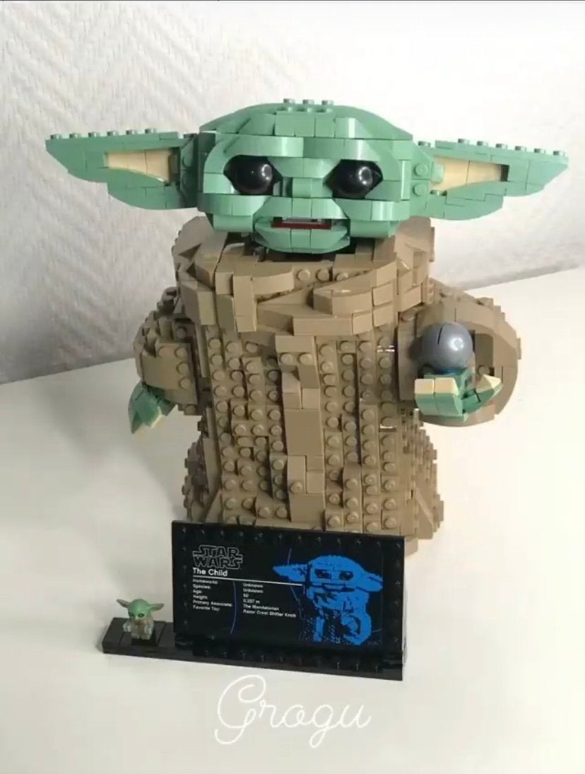LEGO Star Wars  baby yoda The Child "Grogu", Verzamelen, Ophalen, Zo goed als nieuw