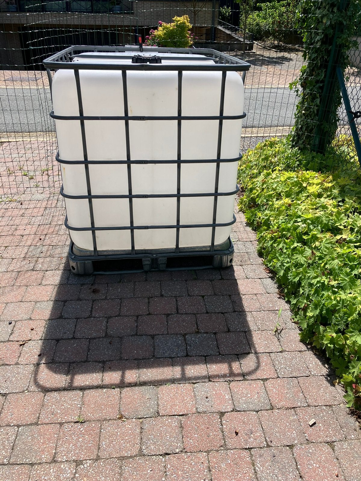 Ibc container, Ophalen, Zo goed als nieuw