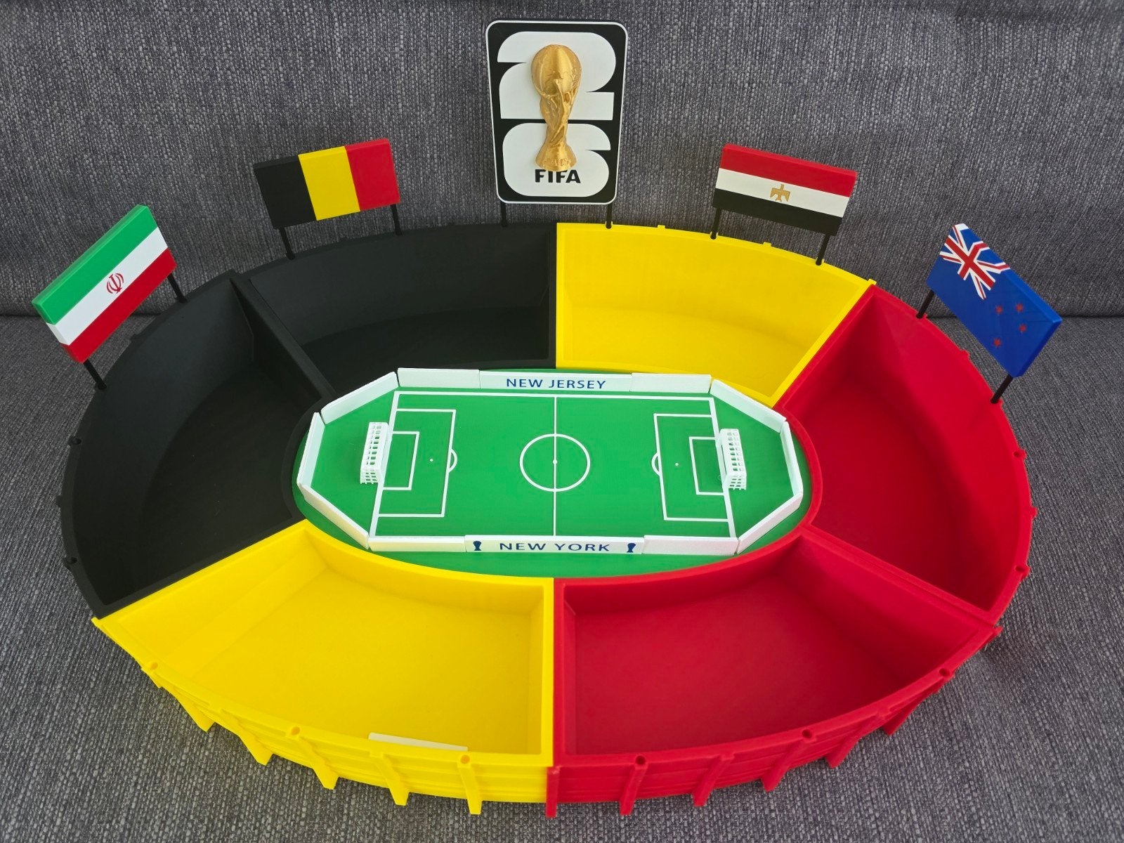 3d snackbox stadion belgie, Verzenden
