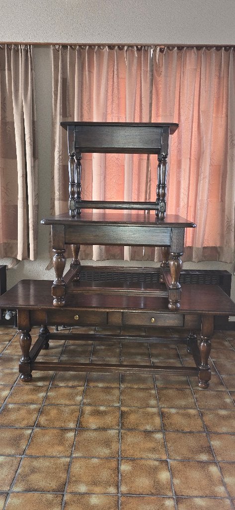 Set van salontafels te koop wegens verhuis, Huis en Inrichting, Tafels | Salontafels, Ophalen, 50 – 75, Gebruikt, 50 tot 100 cm