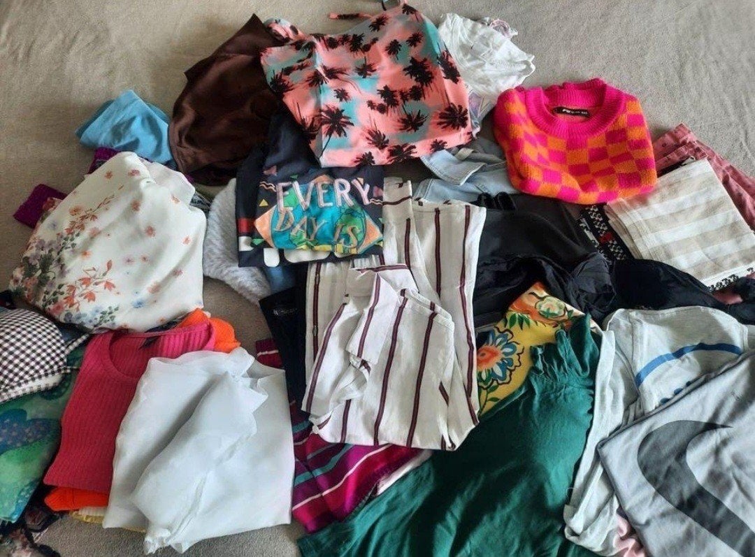 Pakket meisjes zomer kleding maat 164 XS/S (50 stuks), Kinderen en Baby's, Kinderkleding | Kinder-kledingpakketten, Ophalen of Verzenden