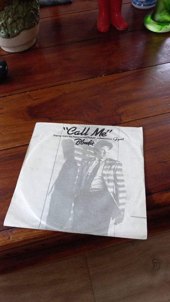 Vinyl (45t) blondie "call me ", Ophalen, Zo goed als nieuw, Pop