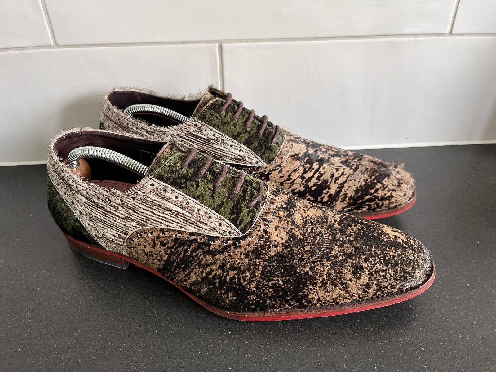 Floris van Bommel limited editon schoenen maat 9.5 / 43.5, Kleding | Heren, Overige kleuren, Ophalen of Verzenden, Zo goed als nieuw