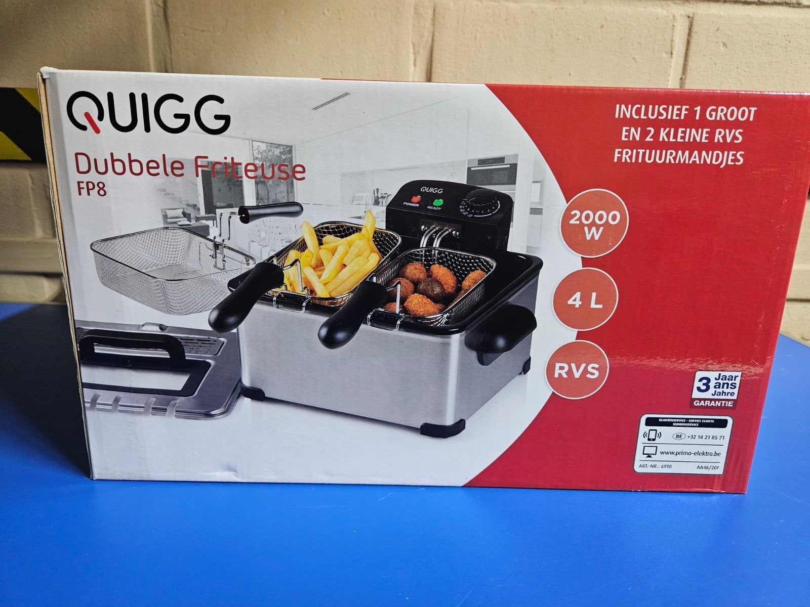 Dubbele friteuse, cash te betalen bij afhaal, Elektronische apparatuur, Frituurpannen, Ophalen