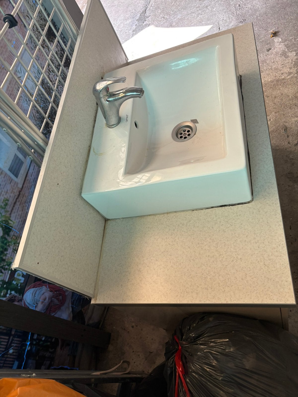 Compleet Lavabo, Ophalen, Gebruikt, 50 tot 100 cm, Minder dan 100 cm