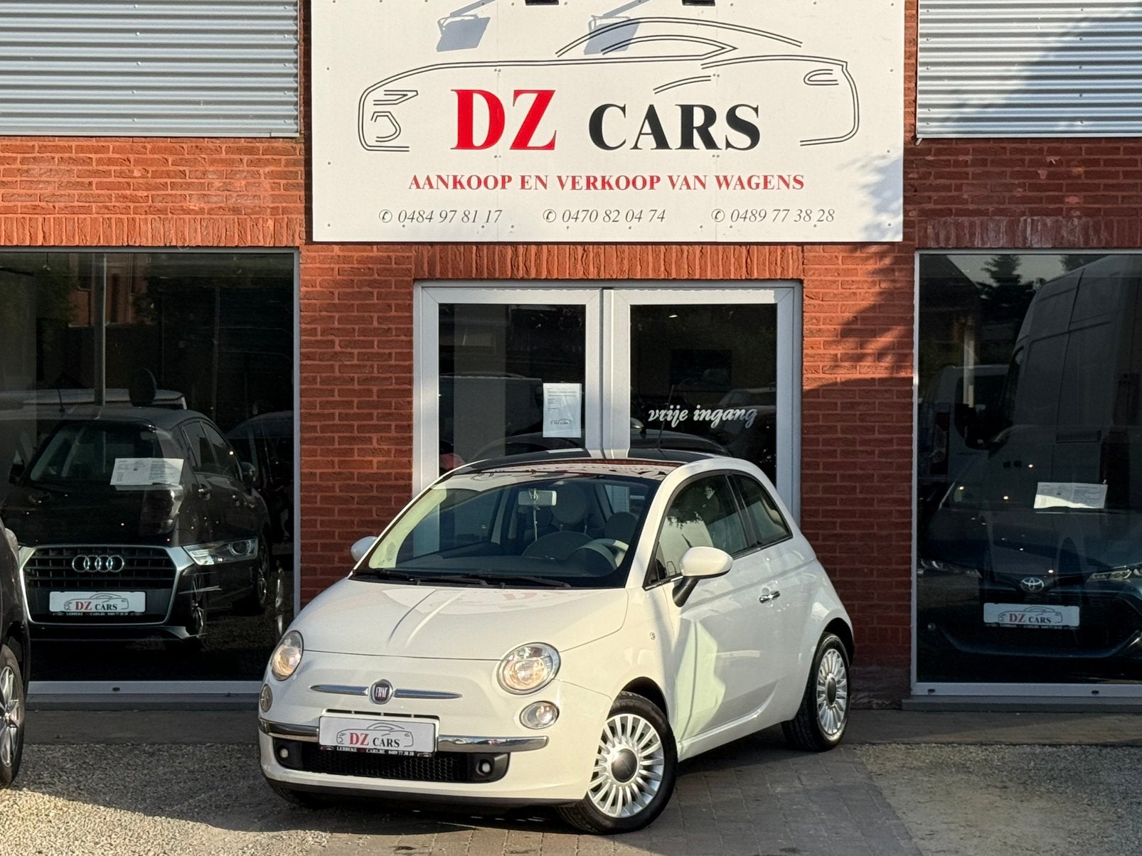FIAT 500 1.2I 69PK |APPLE CARPLAY | NAVI | AIRCO | USB |, Voorwielaandrijving, Stof, Beige, 4 cilinders