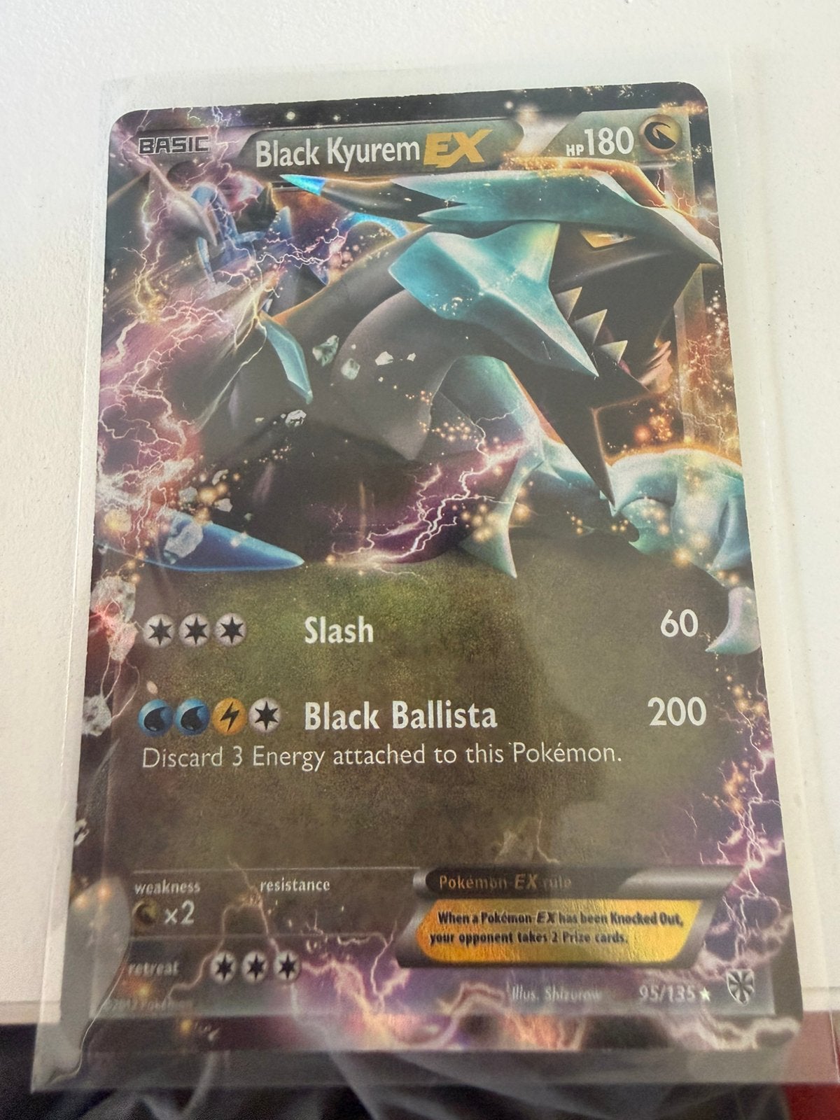 Black kyurem ex 95 (2012), Ophalen, Nieuw, Losse kaart