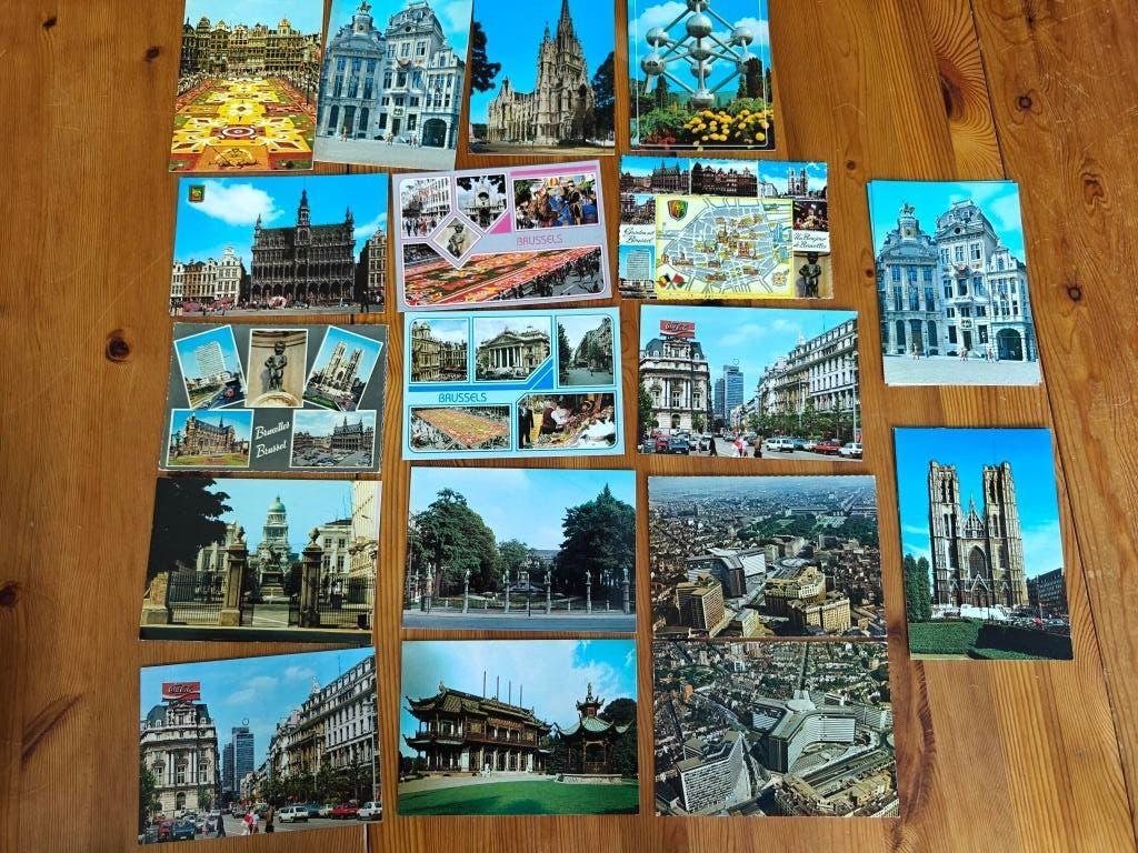 20 cartes postales bruxelloises - 19 non décrites, Enlèvement ou Envoi, Non affranchie, Bruxelles (Capitale)