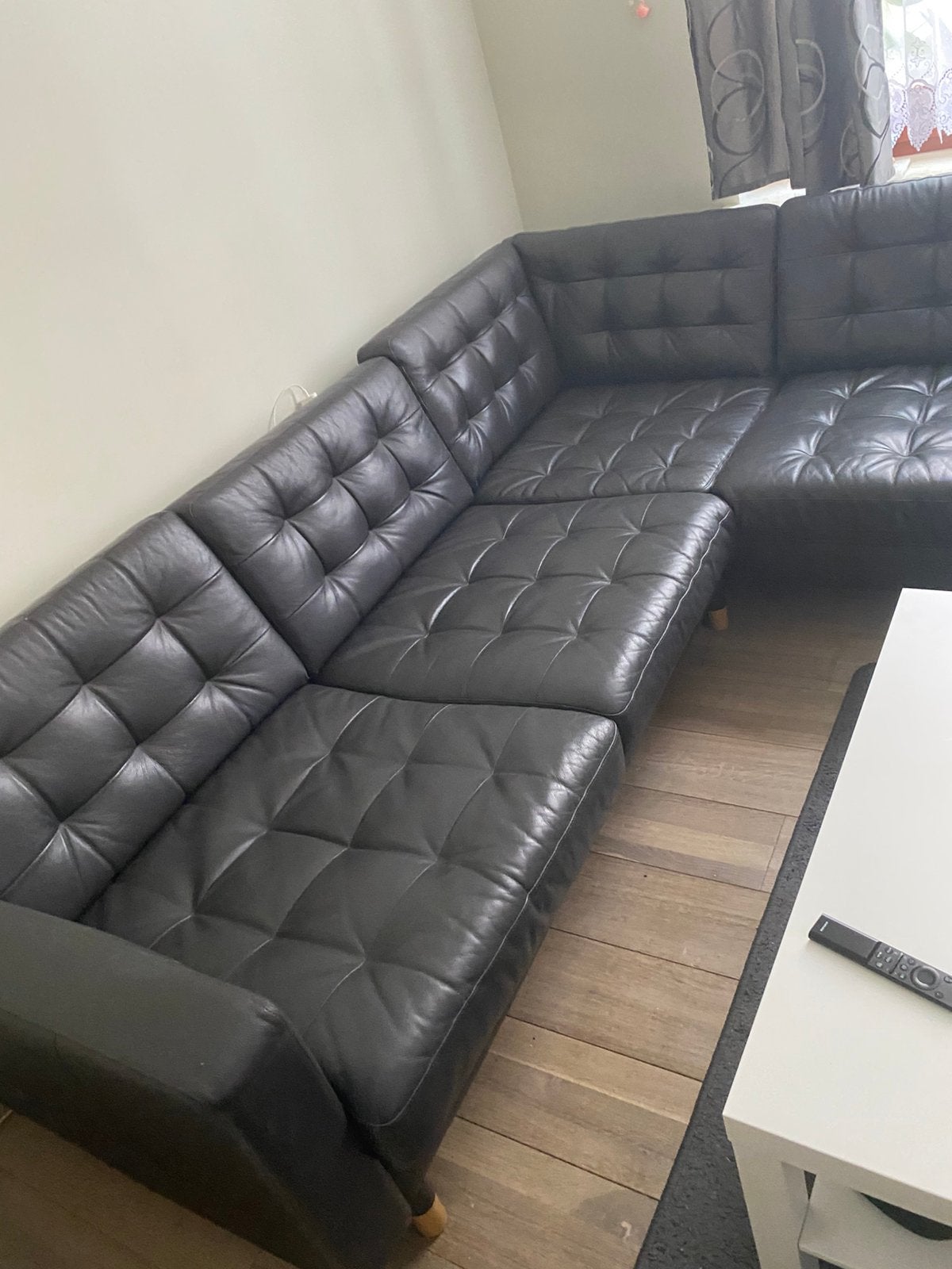 Canapes en cuir tres bon état, Maison & Meubles, Enlèvement ou Envoi, Comme neuf