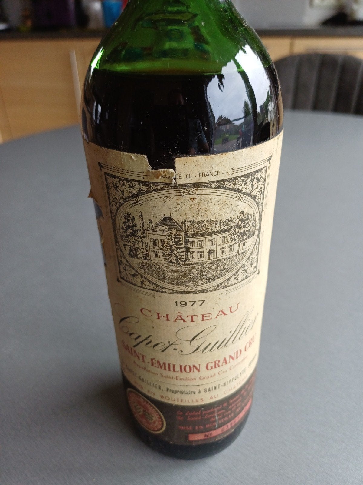 Château Capet-Guillier Saint-Émilion Grand Cru, Collections, Enlèvement ou Envoi, France, Vin rouge
