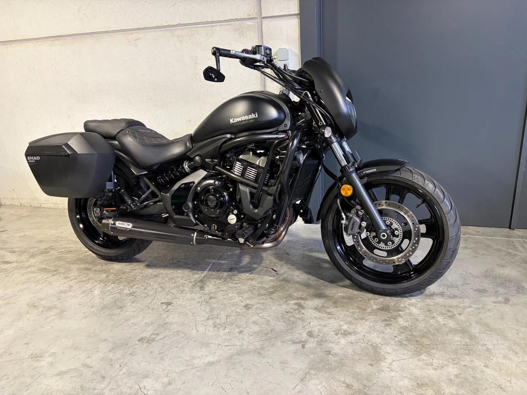 Kawasaki Vulcan S met heel wat extra's (bj 2019), Motoren, Chopper, Bedrijf, 650 cc