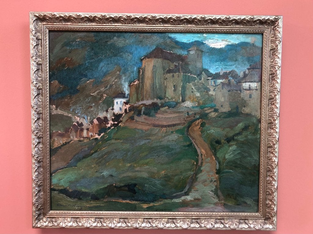 Swyncop olieverf kunst schilderij spanje, Paneel, Bijzondere lijst, Impressionistisch, Ophalen of Verzenden