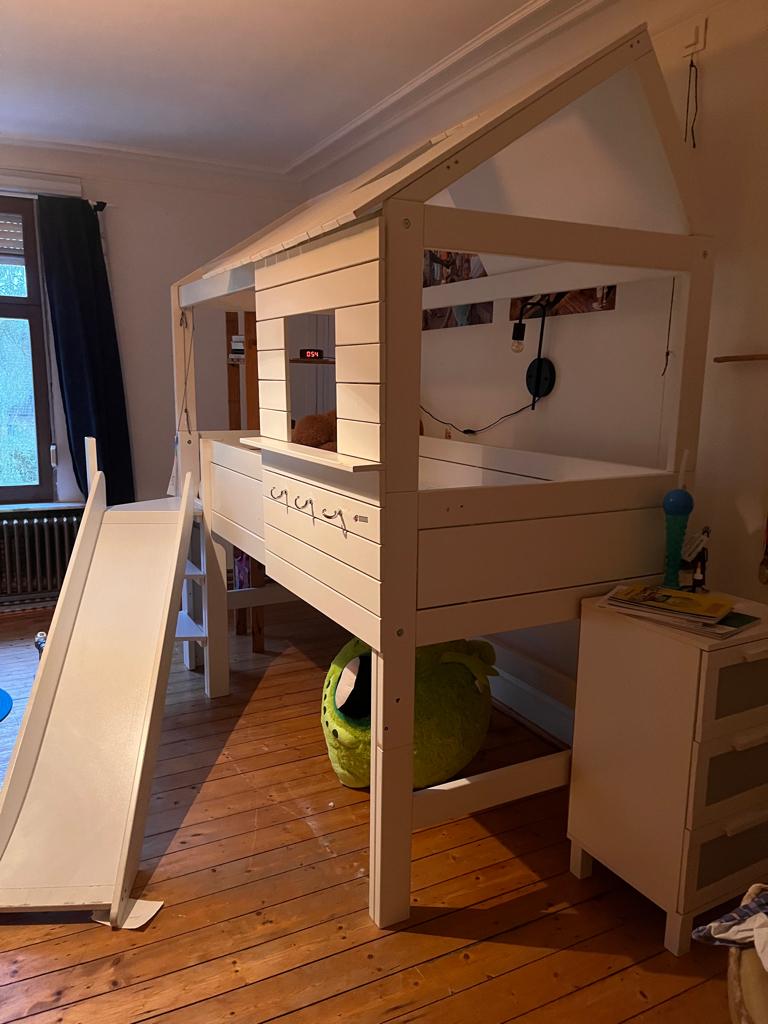 Hoogslaper Boomhut, Huis en Inrichting, Ophalen, Eenpersoons, Zo goed als nieuw, 200 cm