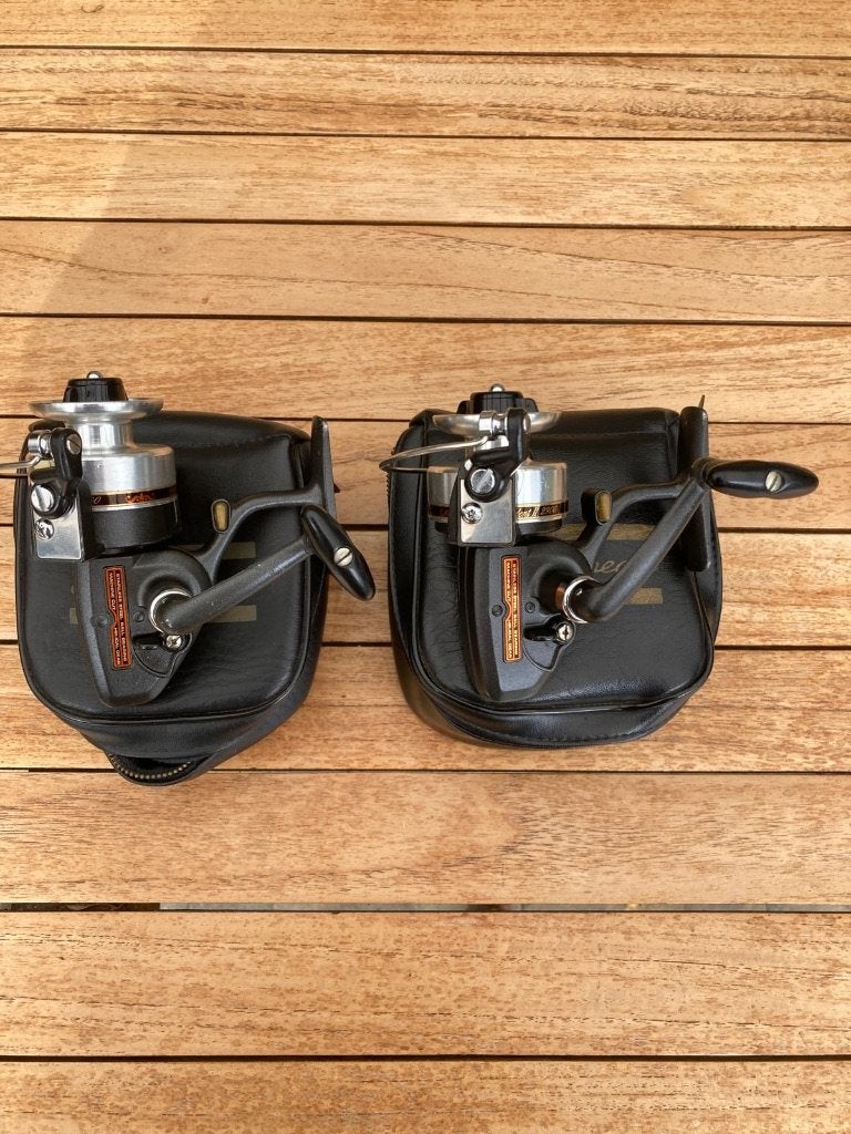 2 Vintage molens Shakespeare 2900, Sports nautiques & Bateaux, Envoi, Utilisé, Moulinet