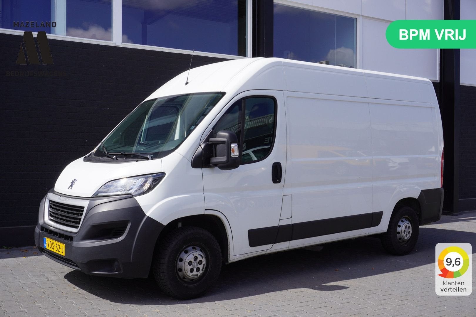 Peugeot Boxer 2.2 BlueHDi 120PK L2H2 EURO 6 - Airco - Navi -, 245 g/km, Parkeersensor, Wit, Bedrijf
