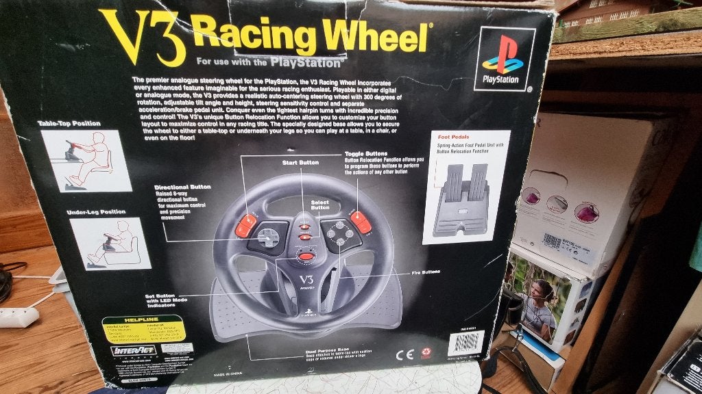 Spelwiel voor Play Station, Ophalen, Zo goed als nieuw, Original
