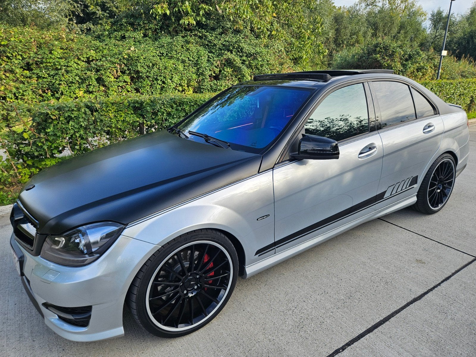 Mercedes C250 CDI 4-Matic / AMG / FULL / PANO / H&K / 19", Autos, Mercedes-Benz, Cuir, Achat, 4 portes, Entretenue par le concessionnaire