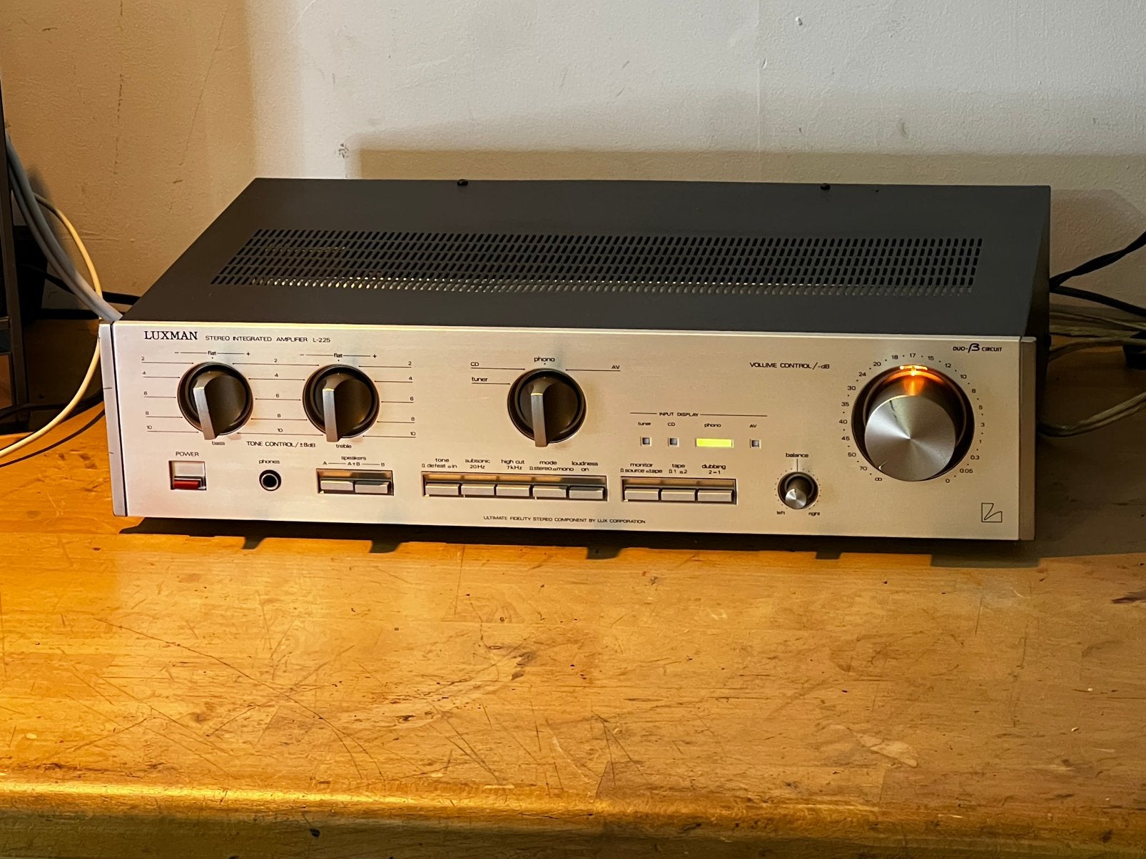 Luxman L-225, Enlèvement