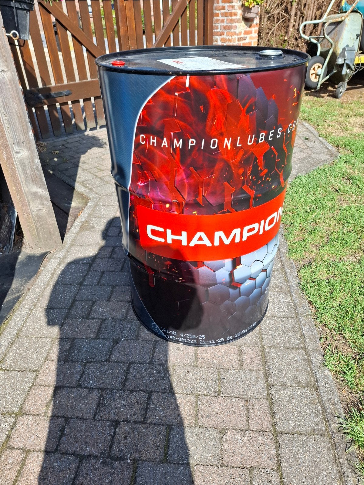 olievat, Ophalen