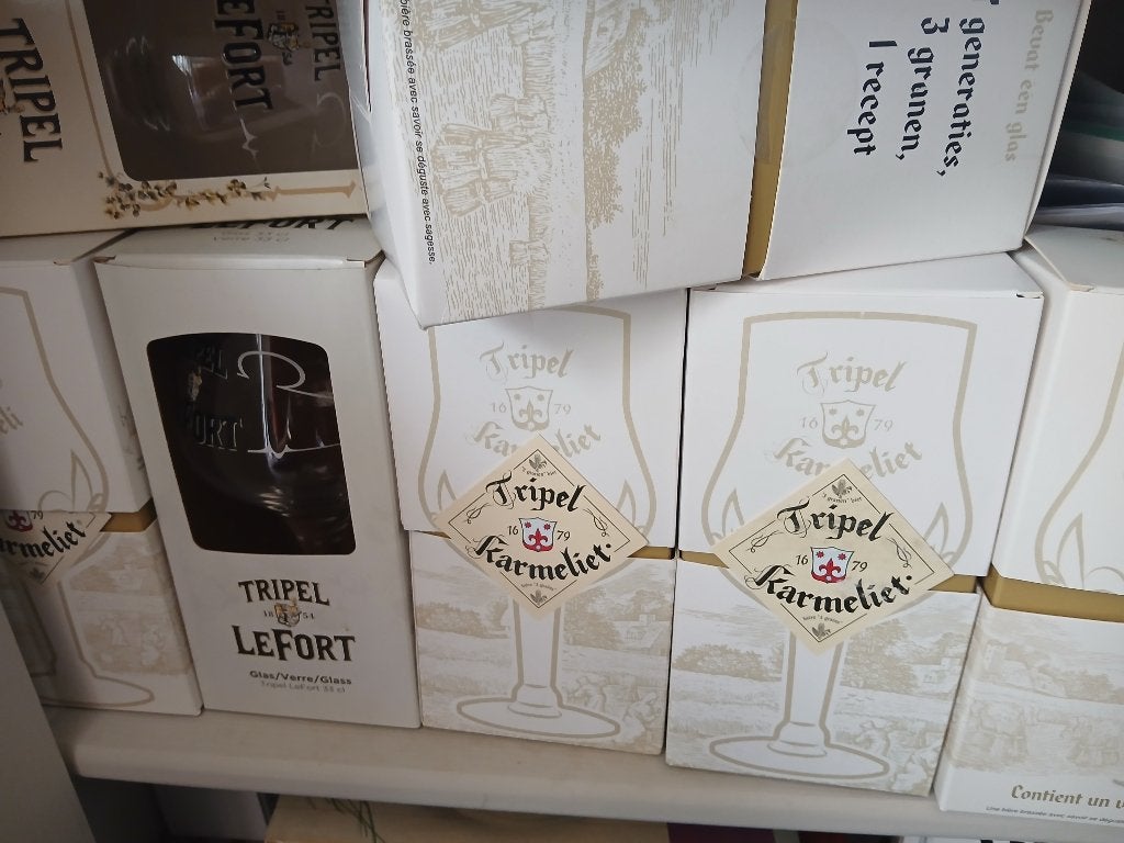 Karmeliet + LeFort glazen, Verzamelen, Ophalen of Verzenden, Nieuw, Bierglas