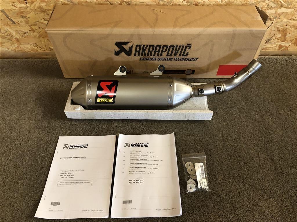 Akrapovic uitlaat KTM 350 SX-F XC-F FC350 FX350 19-22 MC350F, Envoi, Neuf