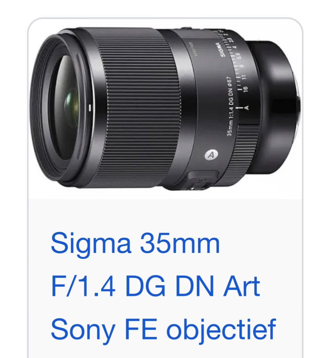 Objectif Sigma 35 mm 1.4, Enlèvement ou Envoi, Comme neuf